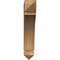 Ekena Millwork Thorton Arts & Crafts Rough Sawn Bracket, Western Red Cedar, 4"W x 22"D x 22"H BKT04X22X22THR03RWR - alternate 2